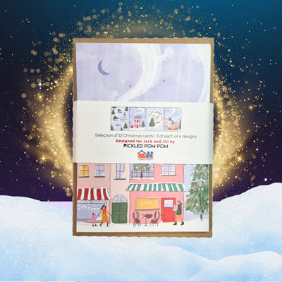 Jack and Jill Christmas Cards 12 Pack