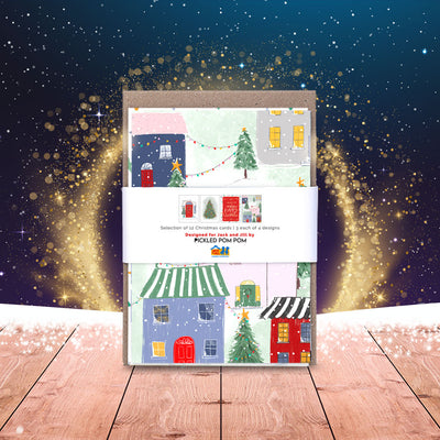 Jack and Jill Christmas Cards 12 Pack